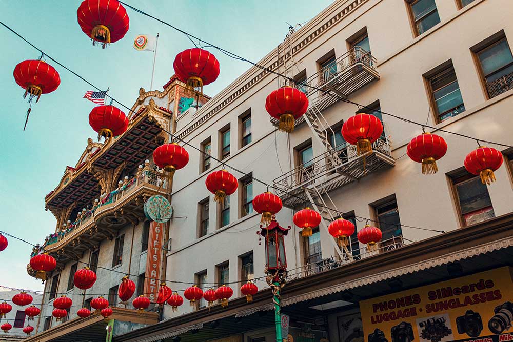 A Chinatown street